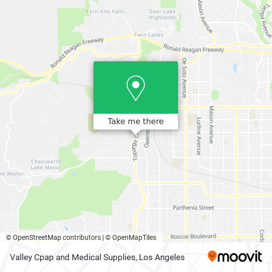 Mapa de Valley Cpap and Medical Supplies