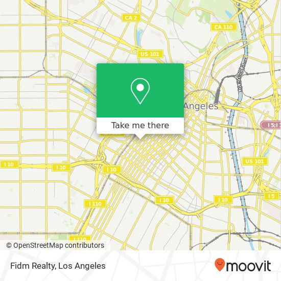 Fidm Realty map