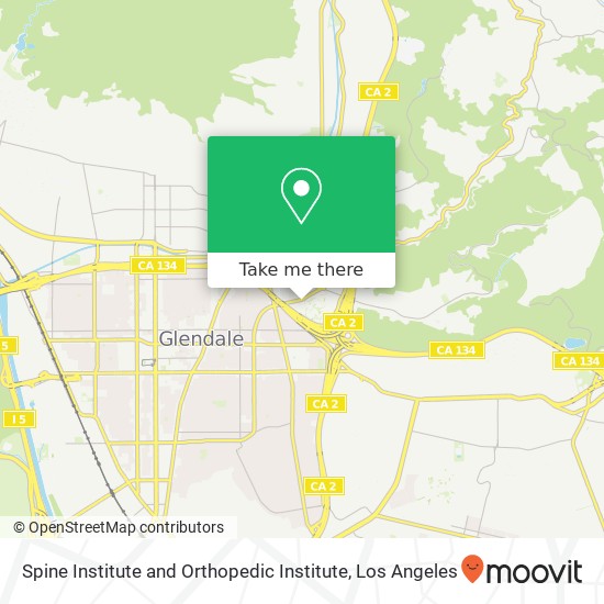 Spine Institute and Orthopedic Institute map