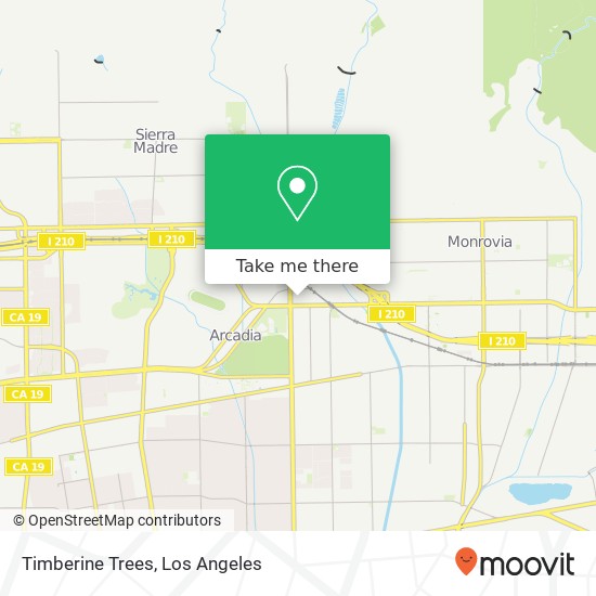 Timberine Trees map