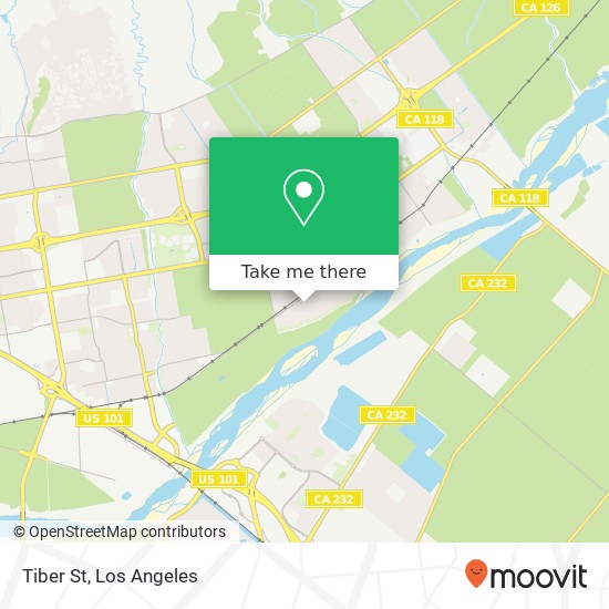 Tiber St map