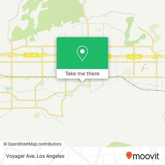 Mapa de Voyager Ave