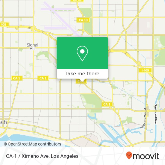 Mapa de CA-1 / Ximeno Ave