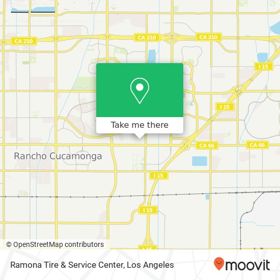 Ramona Tire & Service Center map