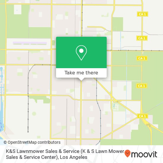 K&S Lawnmower Sales & Service (K & S Lawn Mower Sales & Service Center) map