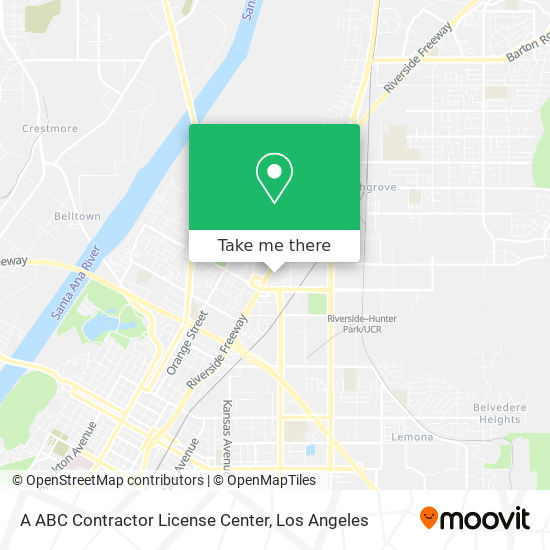 Mapa de A ABC Contractor License Center