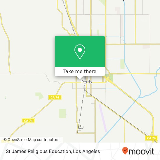 Mapa de St James Religious Education