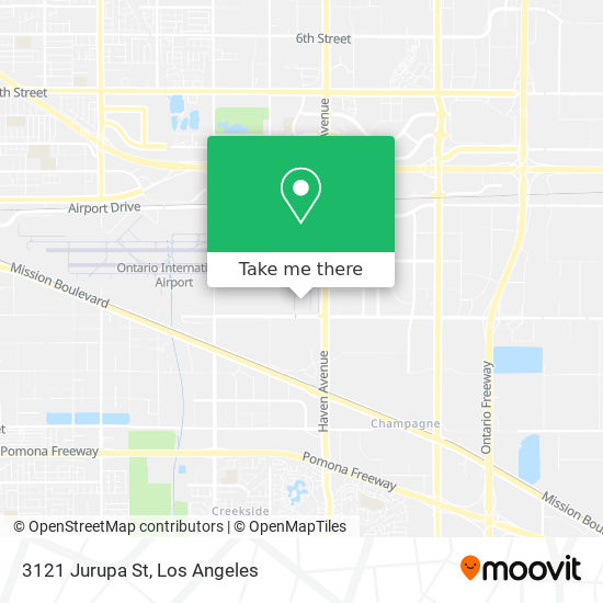 Mapa de 3121 Jurupa St