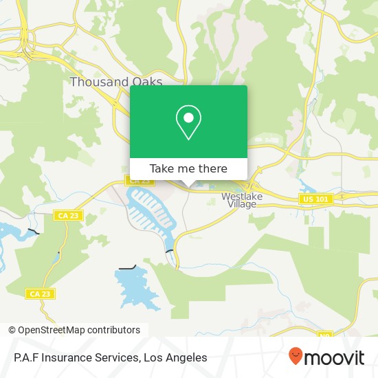 Mapa de P.A.F Insurance Services