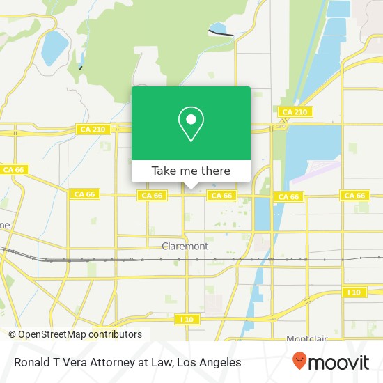 Ronald T Vera Attorney at Law map