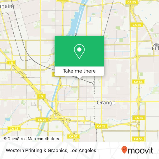 Western Printing & Graphics map