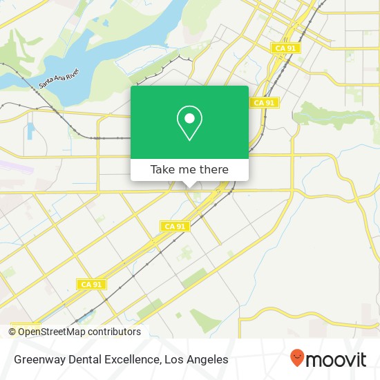 Greenway Dental Excellence map