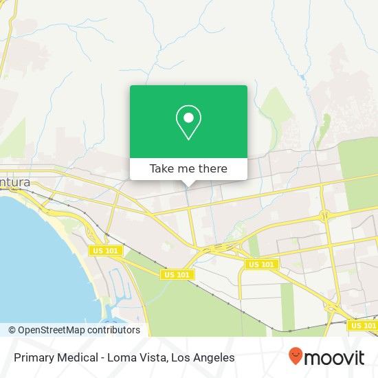 Primary Medical - Loma Vista map