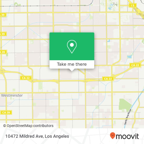 10472 Mildred Ave map