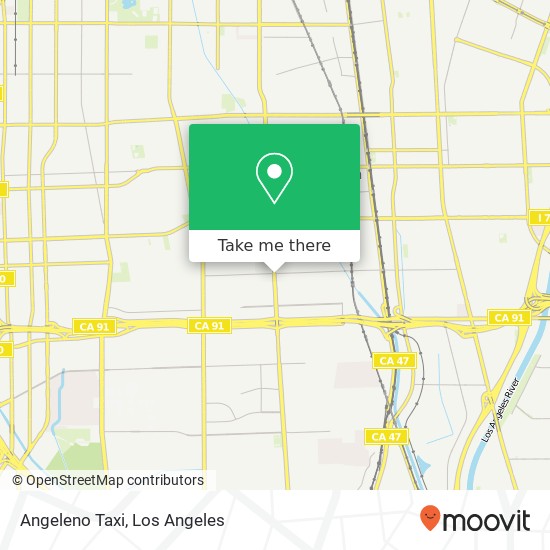 Angeleno Taxi map