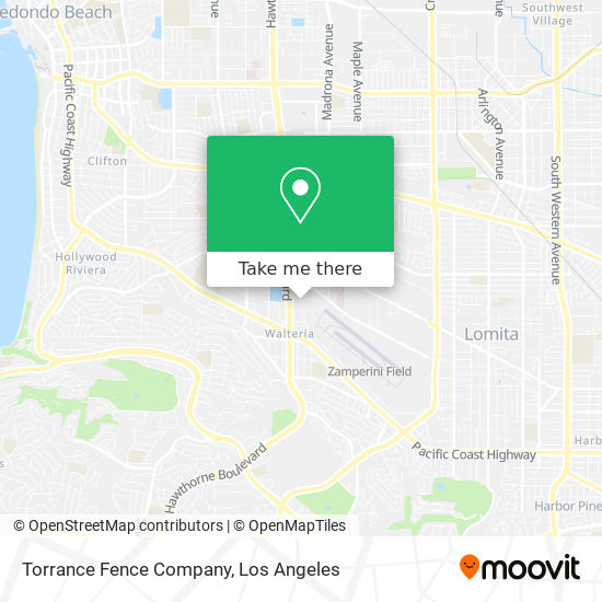 Torrance Fence Company map