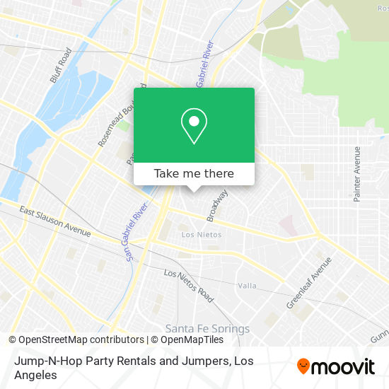 Mapa de Jump-N-Hop Party Rentals and Jumpers