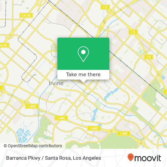 Barranca Pkwy / Santa Rosa map