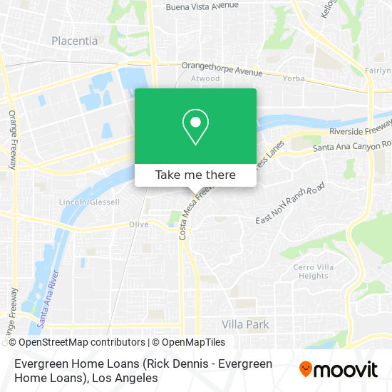 Mapa de Evergreen Home Loans (Rick Dennis - Evergreen Home Loans)