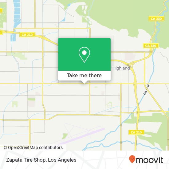 Zapata Tire Shop map