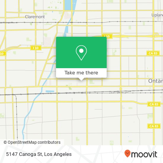 5147 Canoga St map