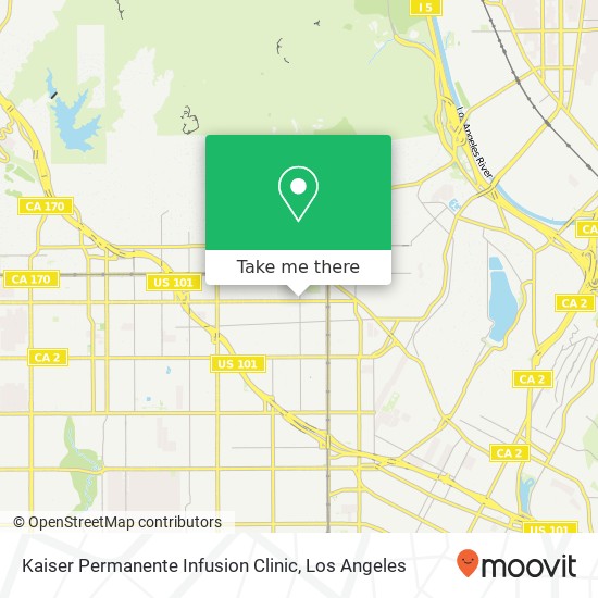 Kaiser Permanente Infusion Clinic map