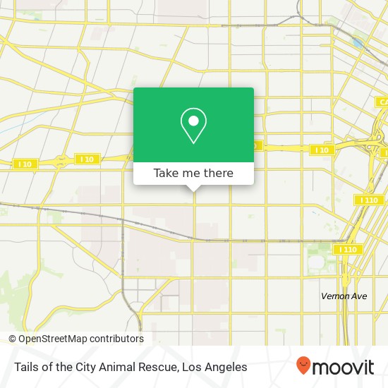 Mapa de Tails of the City Animal Rescue