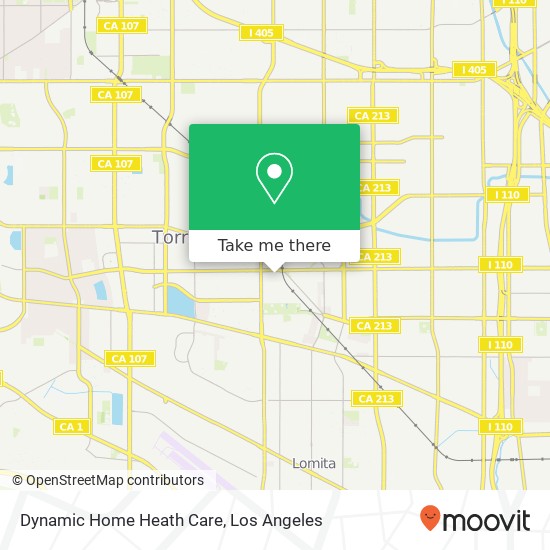 Dynamic Home Heath Care map