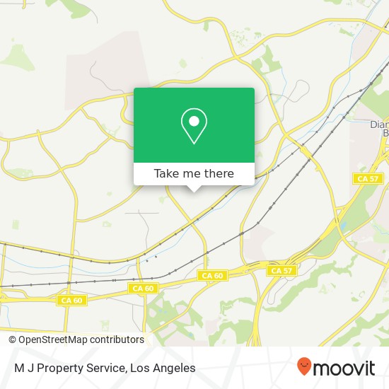 M J Property Service map