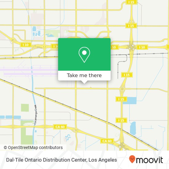 Mapa de Dal-Tile Ontario Distribution Center