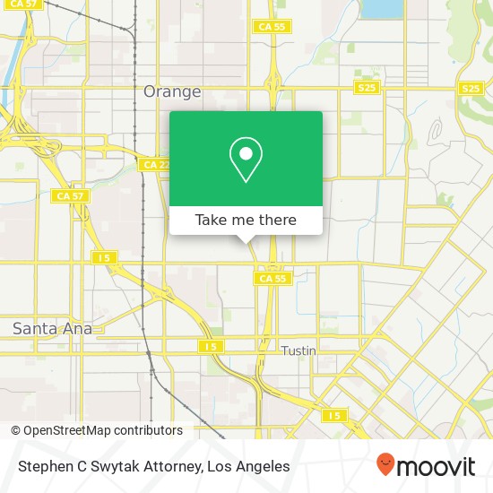 Stephen C Swytak Attorney map