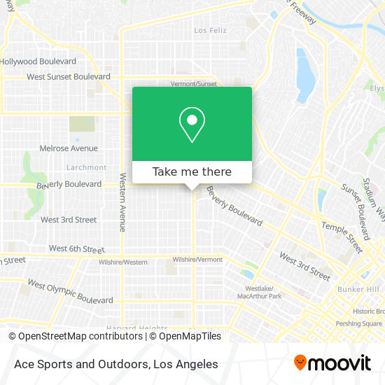 Ace Sports and Outdoors map