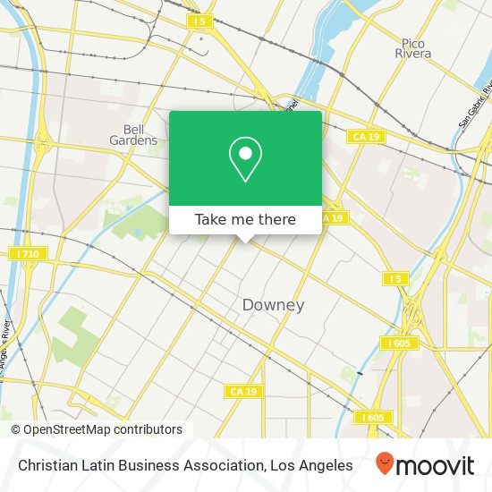 Mapa de Christian Latin Business Association