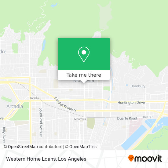 Western Home Loans map