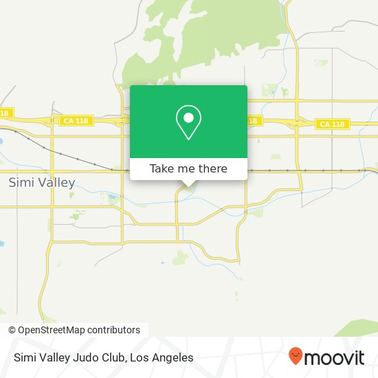 Simi Valley Judo Club map