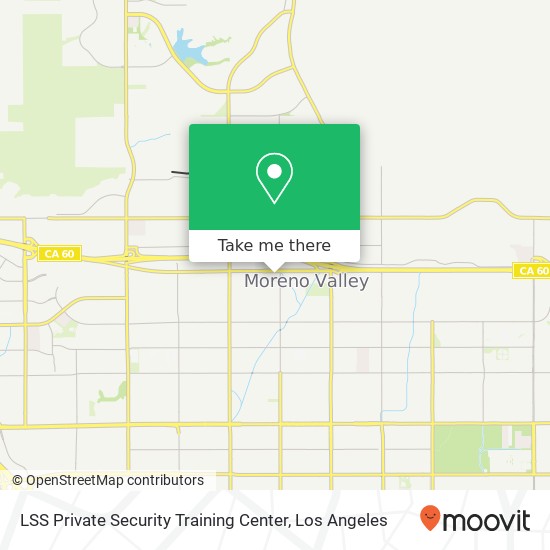 Mapa de LSS Private Security Training Center