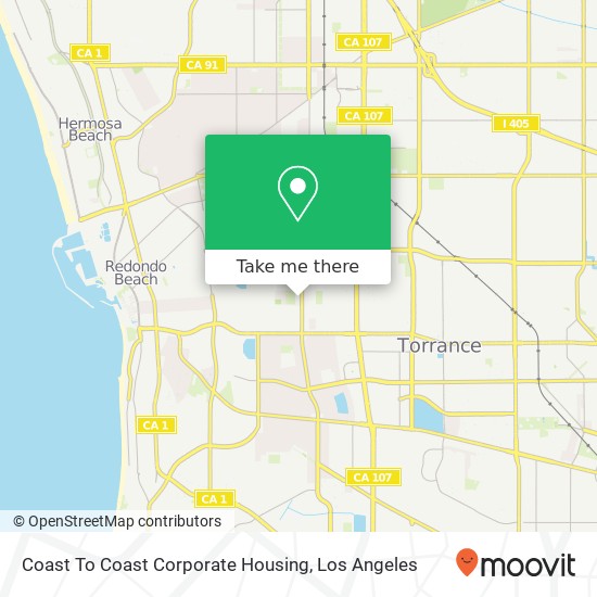 Mapa de Coast To Coast Corporate Housing