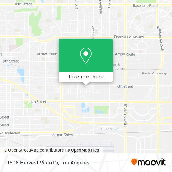 9508 Harvest Vista Dr map