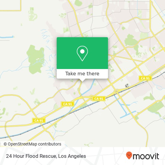 24 Hour Flood Rescue map