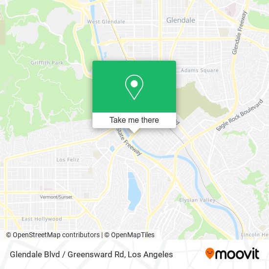 Glendale Blvd / Greensward Rd map