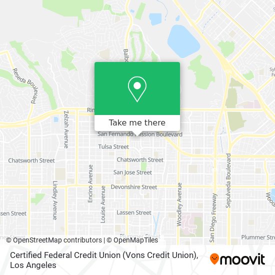 Certified Federal Credit Union (Vons Credit Union) map