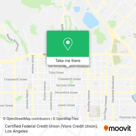 Certified Federal Credit Union (Vons Credit Union) map