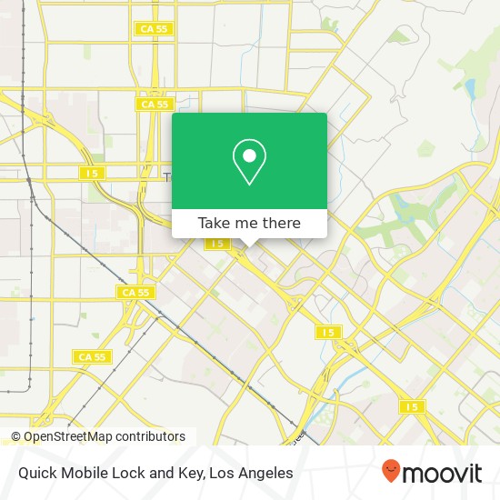 Mapa de Quick Mobile Lock and Key