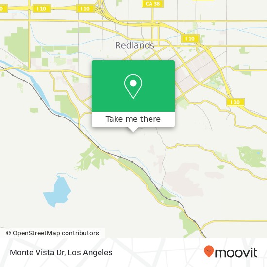 Monte Vista Dr map