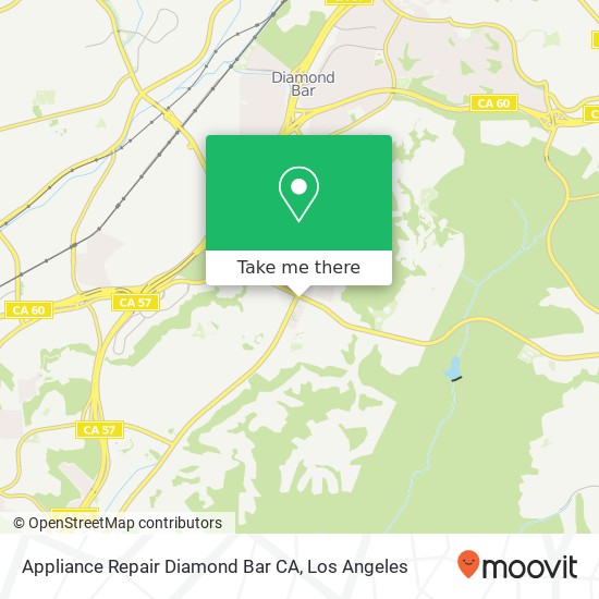 Appliance Repair Diamond Bar CA map
