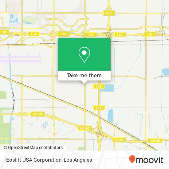 Eoslift USA Corporation map