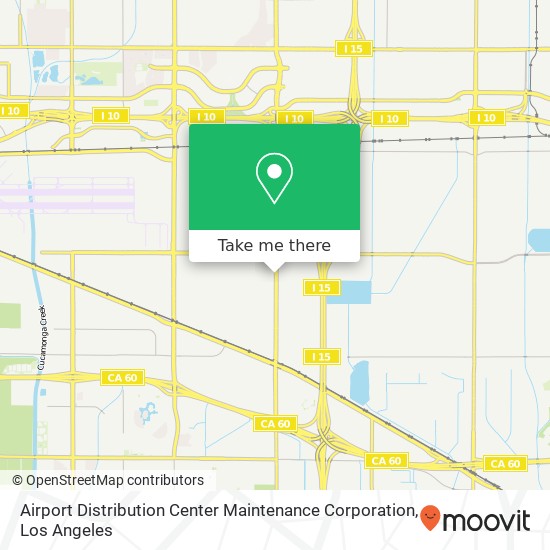 Airport Distribution Center Maintenance Corporation map