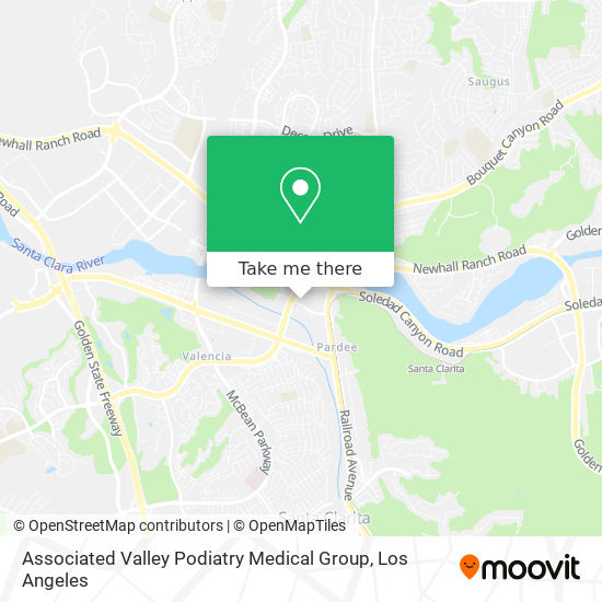 Mapa de Associated Valley Podiatry Medical Group