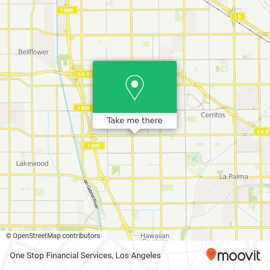 One Stop Financial Services map