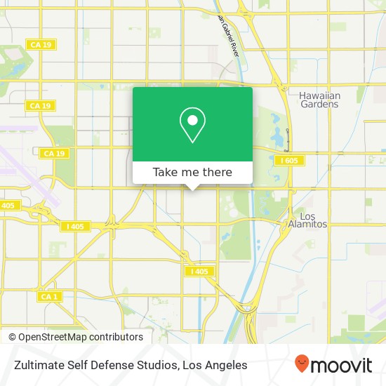 Mapa de Zultimate Self Defense Studios